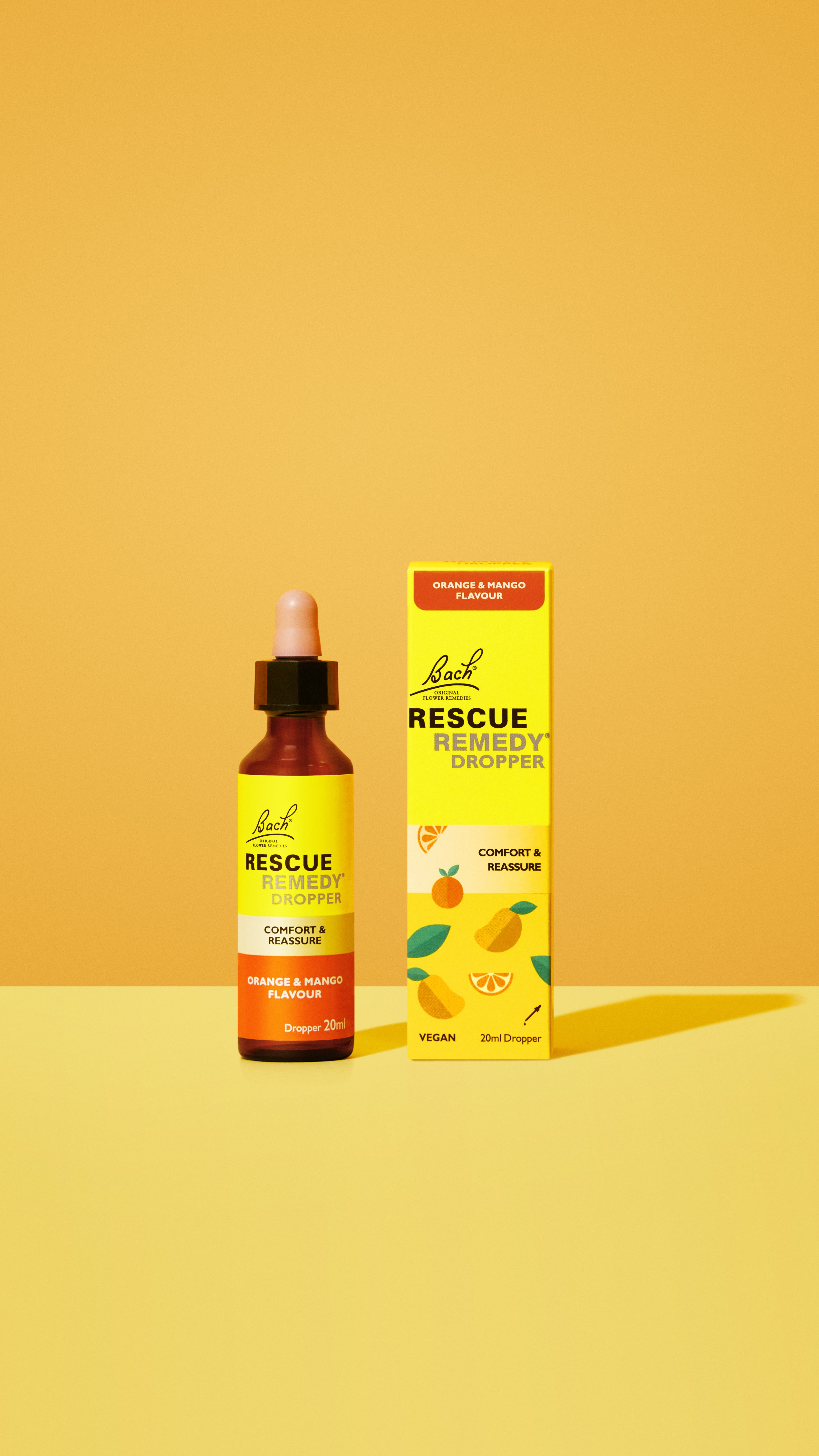 RESCUE Remedy® kapky příchutí manga a pomeranče